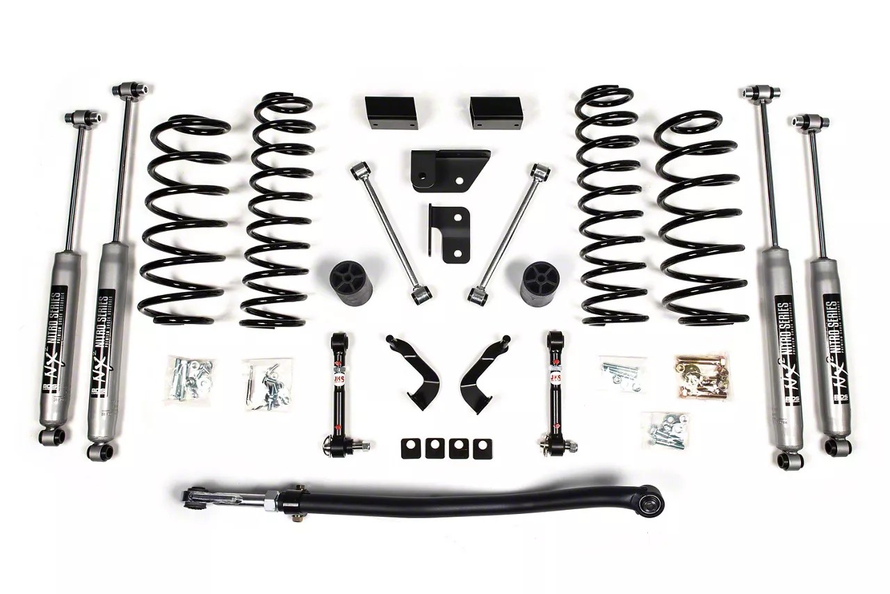 BDS Jeep Wrangler 3-Inch Suspension Lift Kit with NX2 Shocks BDS1437H