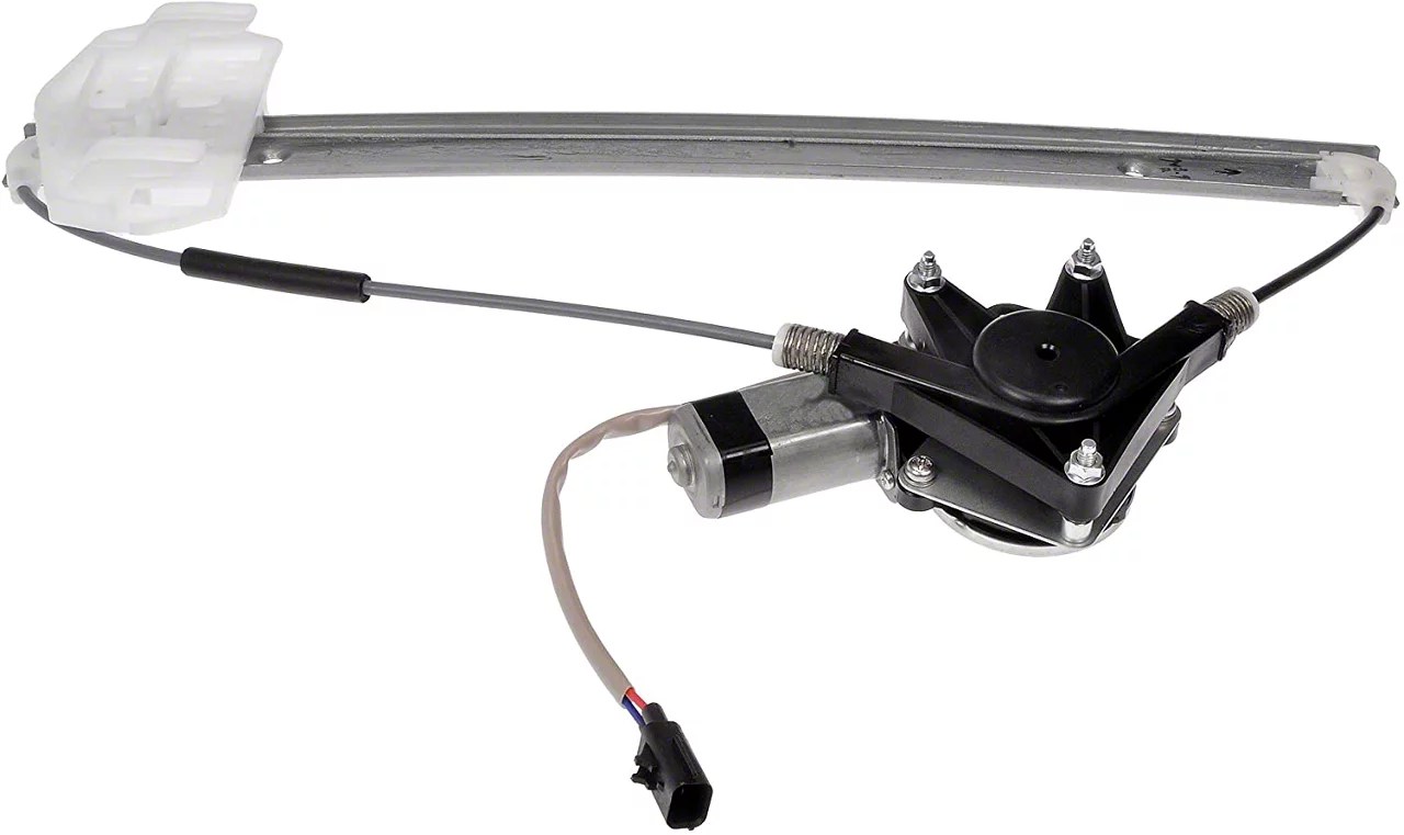 Jeep Wrangler Power Window Regulator and Motor Assembly; Front