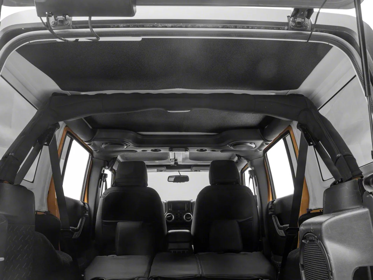 Boom Mat Jeep Wrangler Sound Deadening Headliner Kit; Black Original