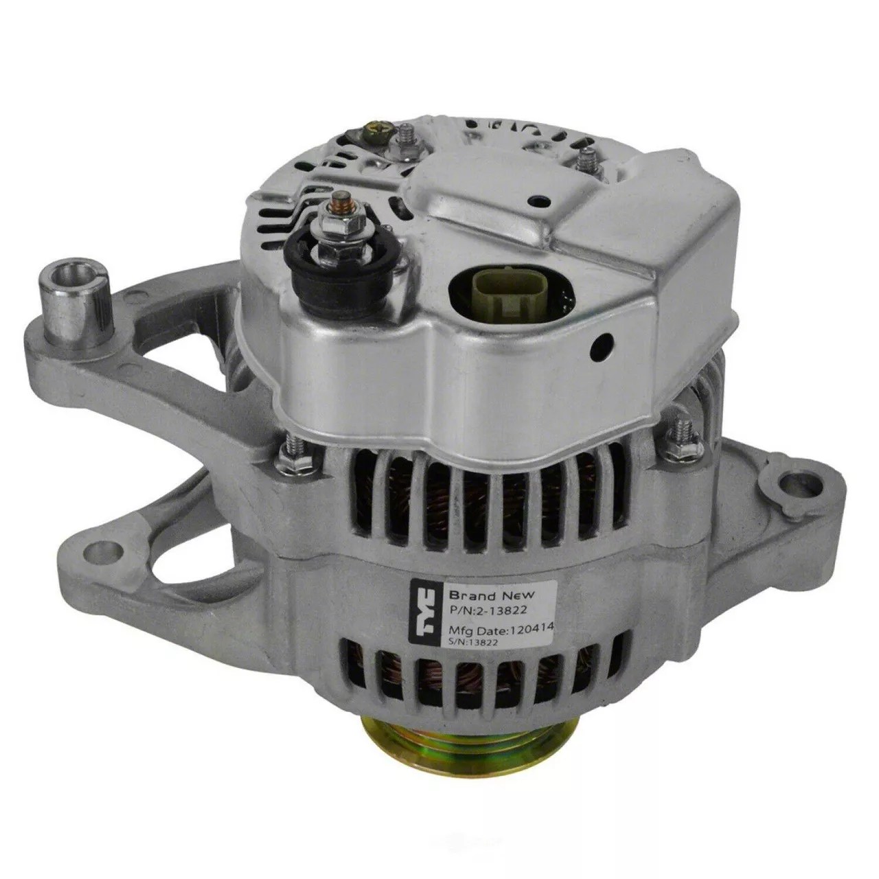 Jeep Wrangler Alternator; 117 Amp (9900 2.5L or 4.0L Jeep Wrangler TJ