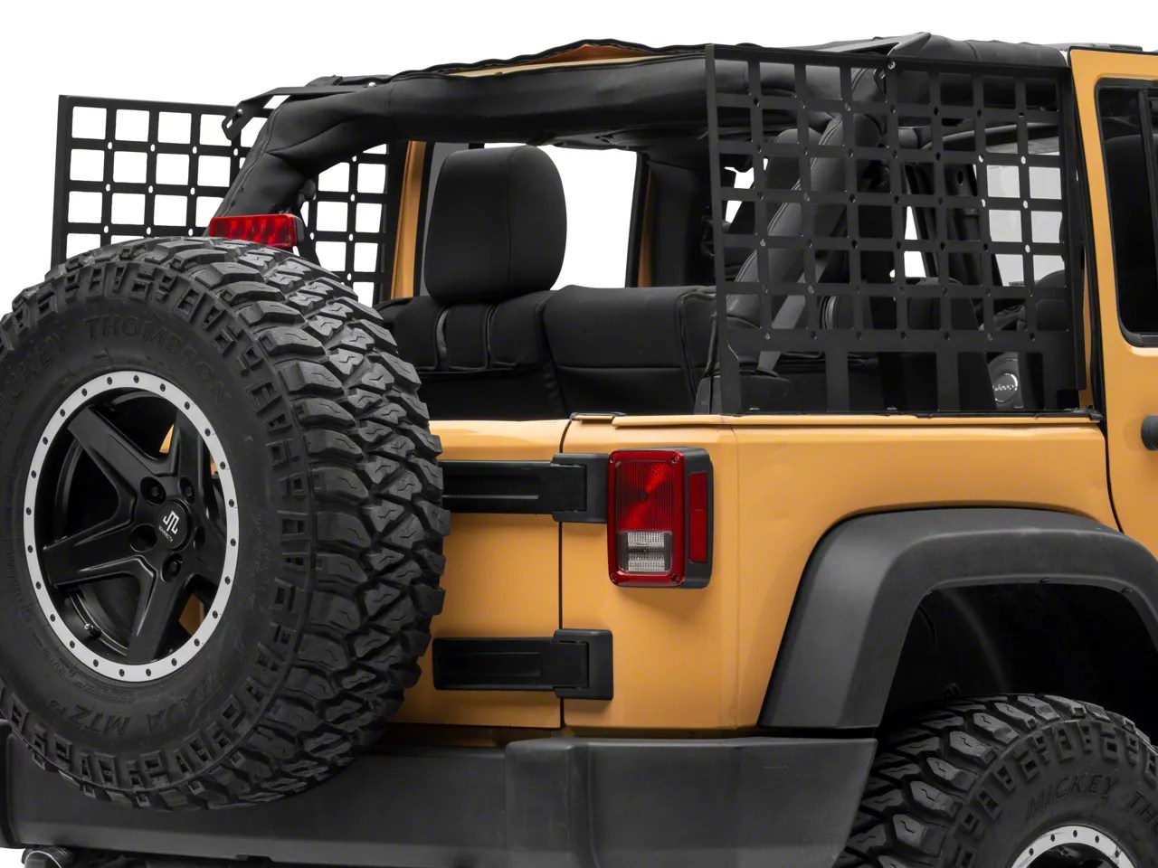 RedRock Jeep Wrangler Hard Top Rear Window Molle Panels J166730 (0718 Jeep Wrangler JK 4Door