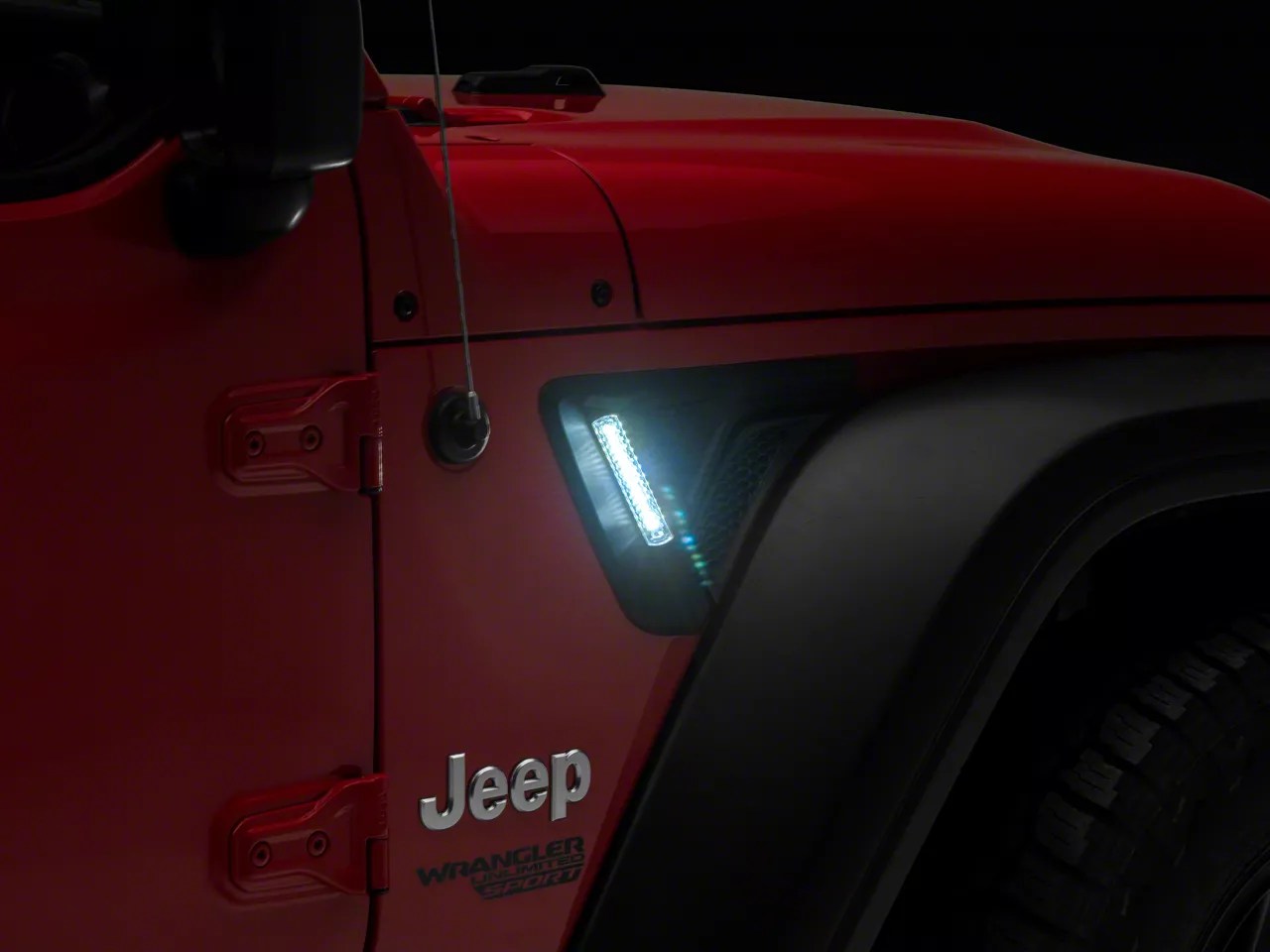 RedRock Jeep Wrangler Fender Vent Lights J169184 (1824 Jeep Wrangler