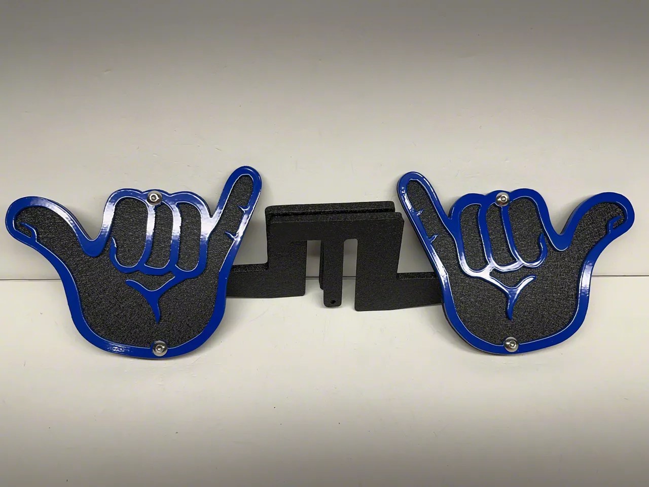 Drop Zone Off Road Jeep Wrangler Hang Loose Foot Pegs; Blue HLBLUTJ
