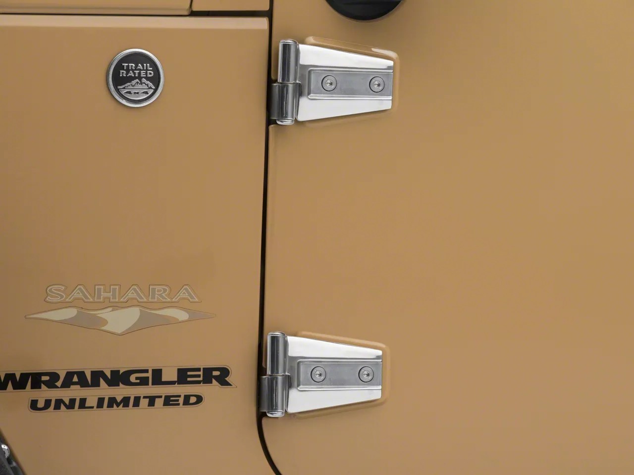 Smittybilt Jeep Wrangler Door Hinges Stainless Steel 7487 (0718 Jeep