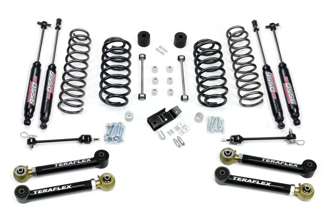 Teraflex Jeep Wrangler 4 in. Lift Kit w/ Shocks 1456432 (9706 Jeep Wrangler TJ)