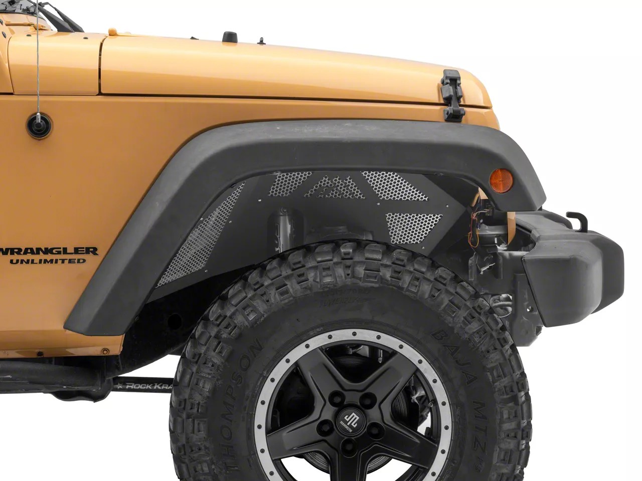 Jeep Wrangler Gen2 Front Aluminum Inner Fender Liners (07-18 Jeep