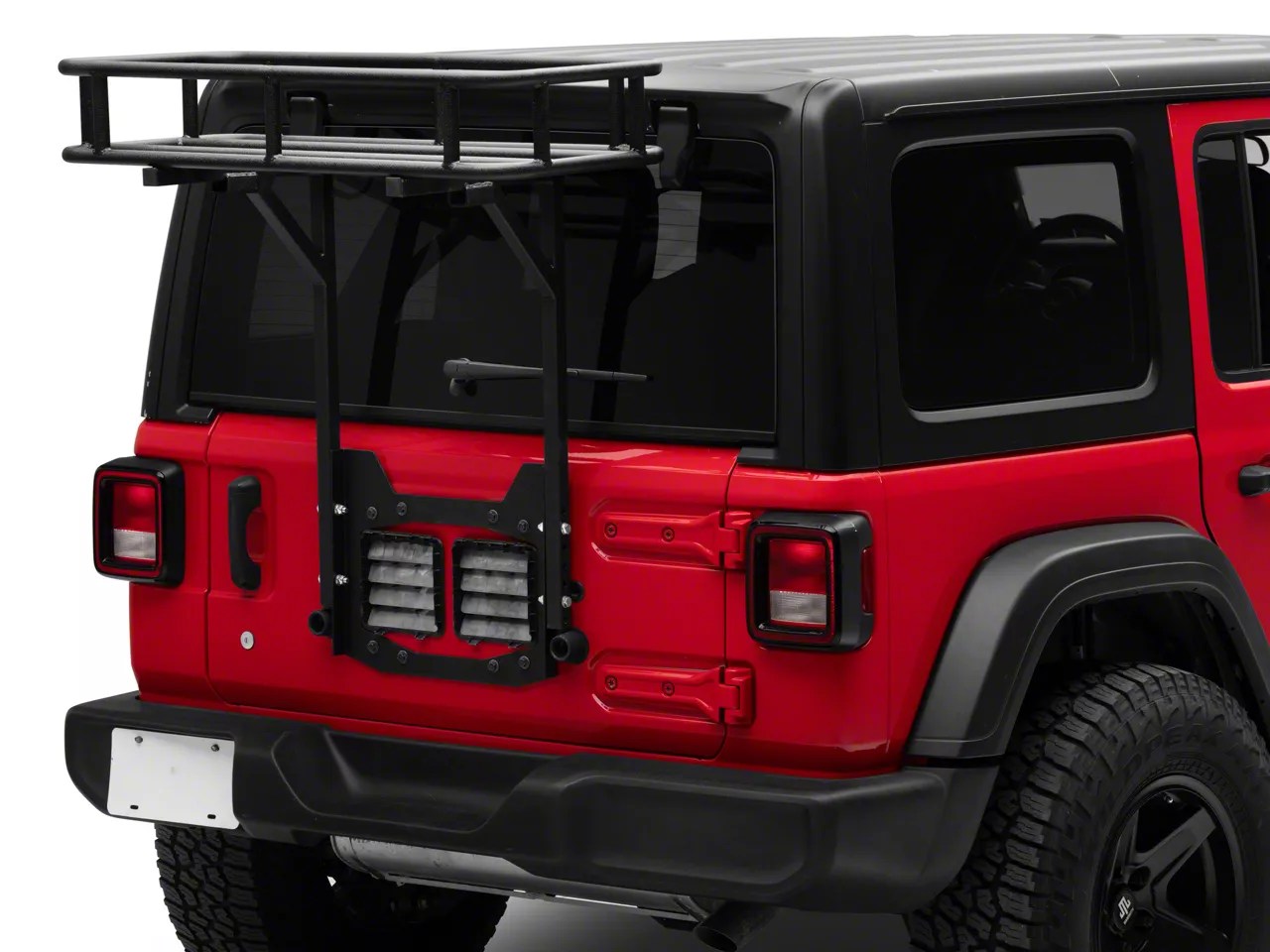 Jeep Wrangler Tailgate Cargo Carrier Basket (1824 Jeep Wrangler JL