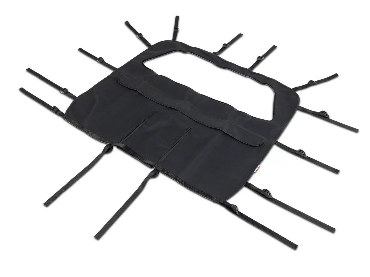 RedRock Jeep Wrangler Wind Breaker; Black Denim J174542 (7606 Jeep CJ7