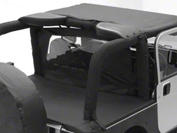 Smittybilt Jeep Wrangler Tonneau Cover Black Diamond 761335 (0718 Jeep Wrangler JK 4 Door