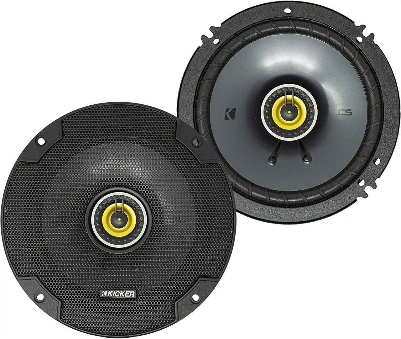 Kicker Jeep Wrangler CSSeries 6.50Inch Coaxial Speakers 46CSC654 (97