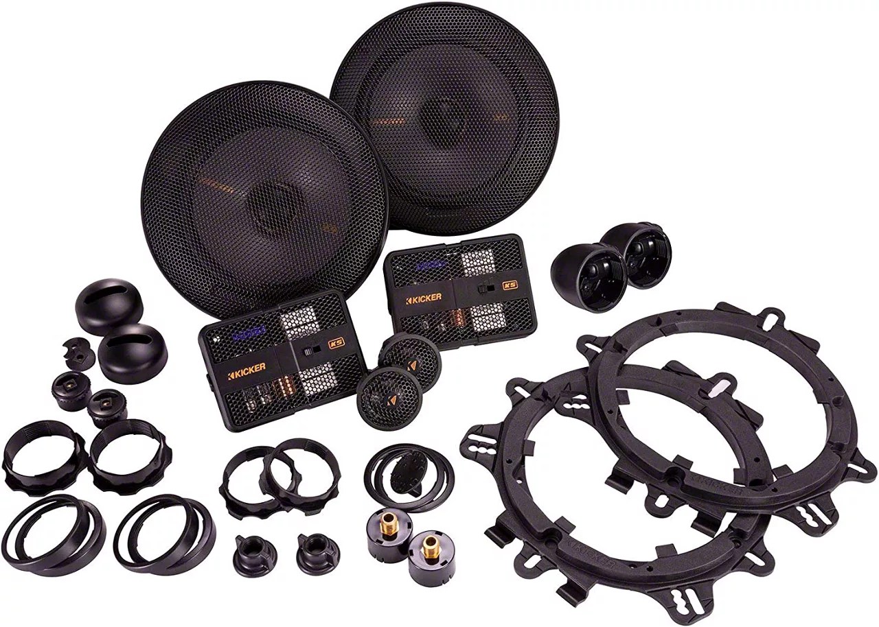 Kicker Jeep Wrangler KSSeries 6.50Inch Component Speakers 47KSS6504