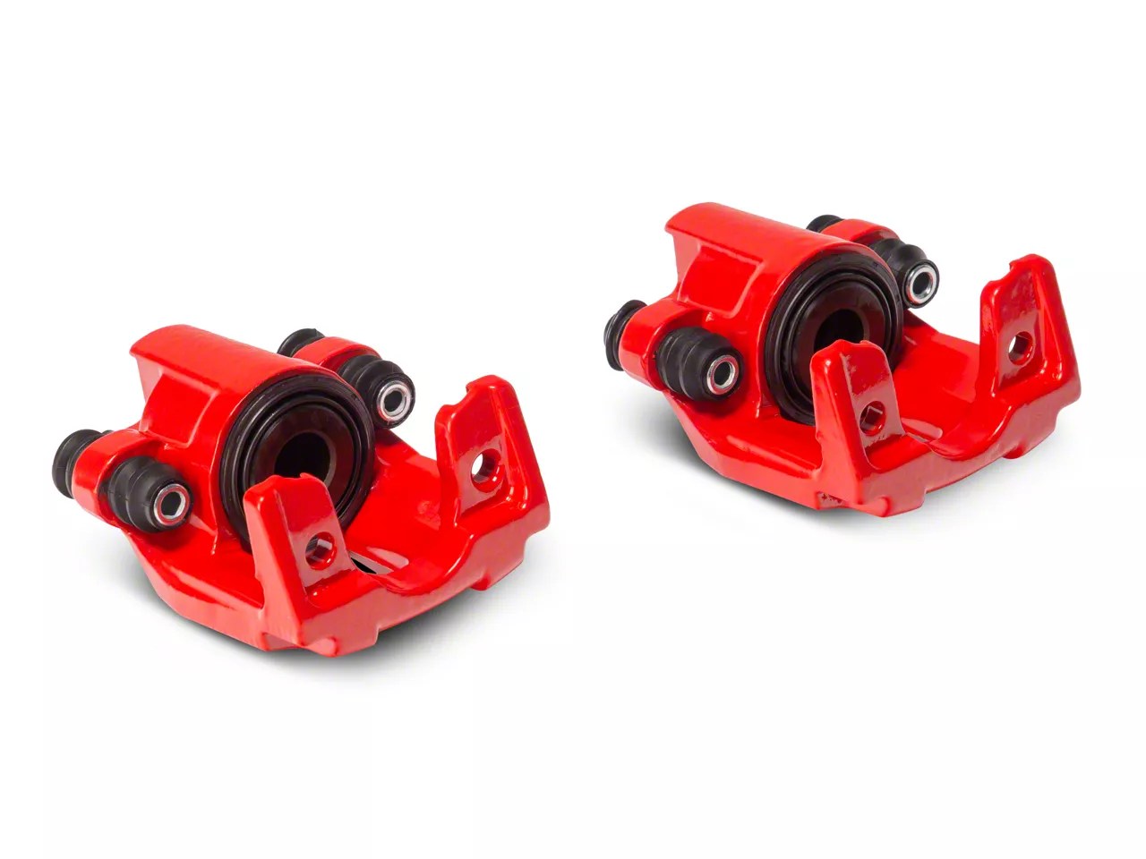 C&L Jeep Wrangler Performance Rear Brake Calipers; Red J178638 (0306