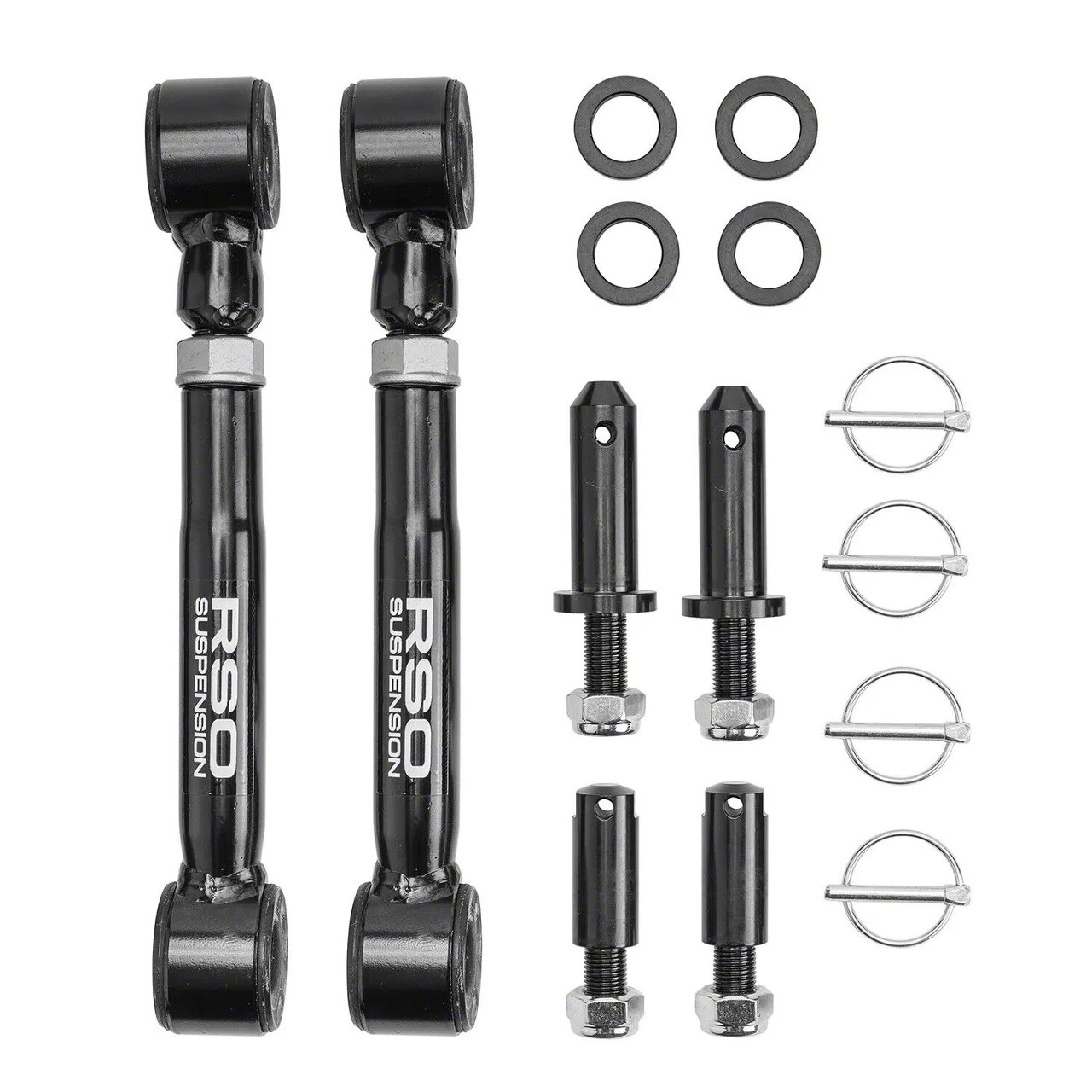 RSO Suspension Jeep Wrangler Front Quick Disconnect Sway Bar End Links for 2.50 to 6Inch Lift