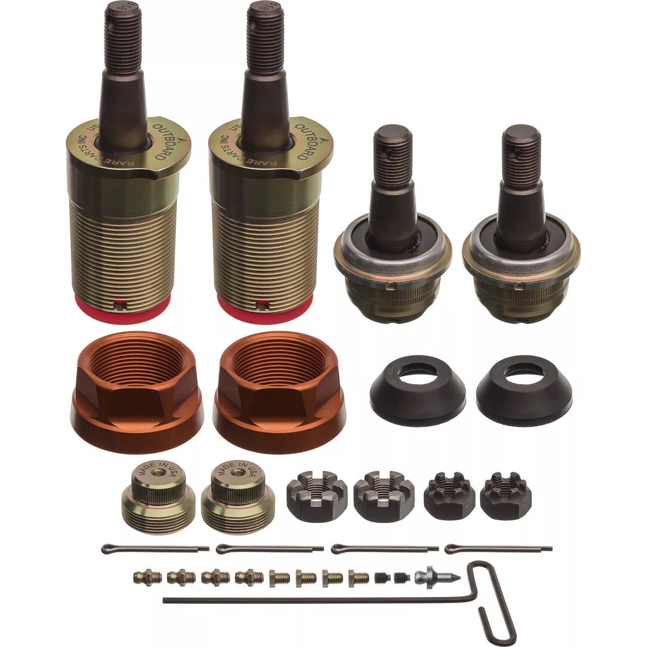 Jeep Wrangler Dual Load Carrying Oversize Ball Joint Kit (07-18 Jeep