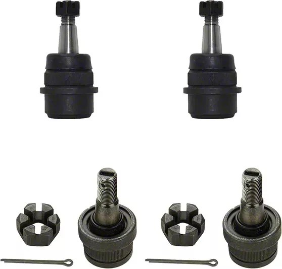 Jeep Wrangler Upper and Lower Ball Joints; Front (90-06 Jeep Wrangler