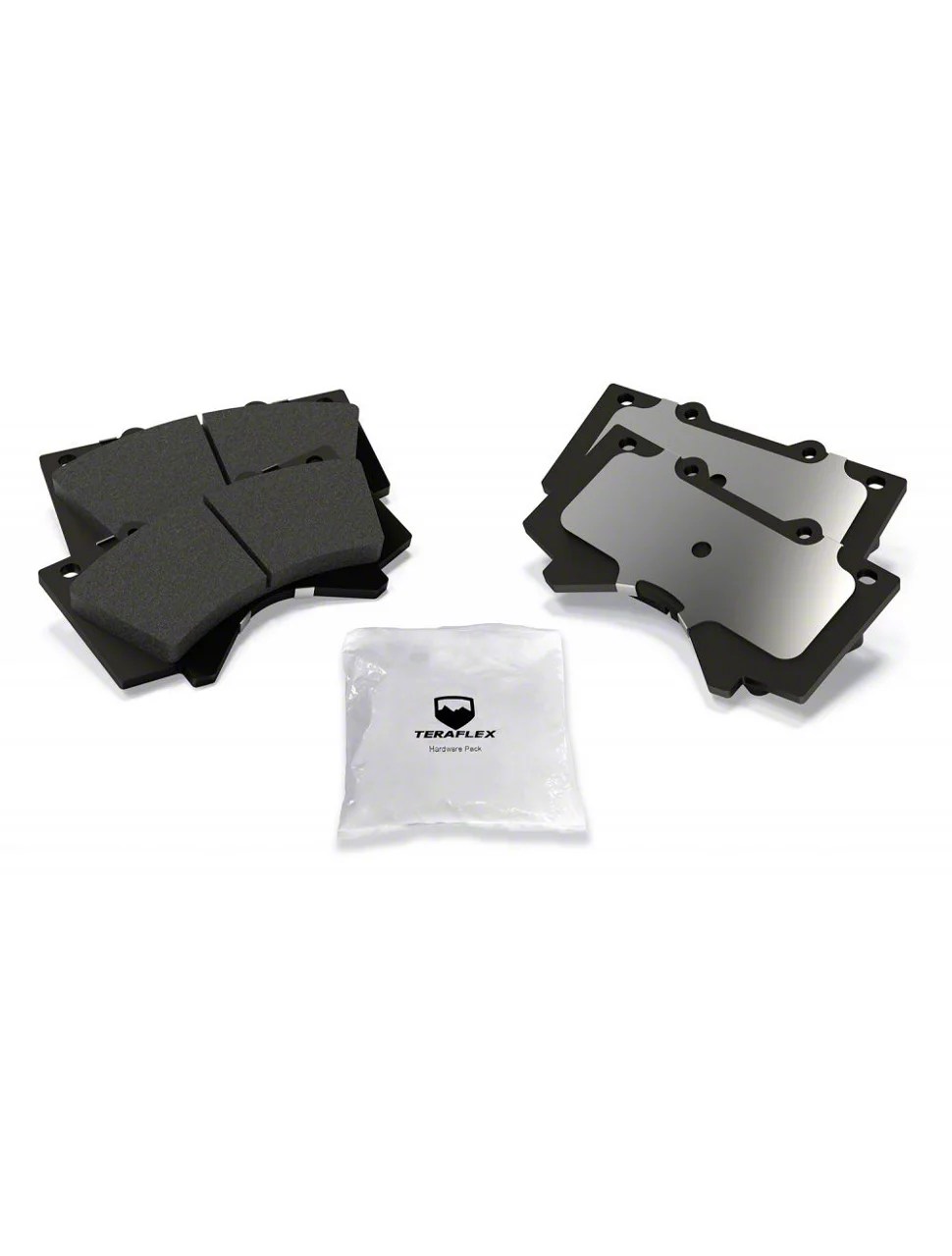 Teraflex Jeep Wrangler Delta SemiMetallic Brake Pads; Front or Rear