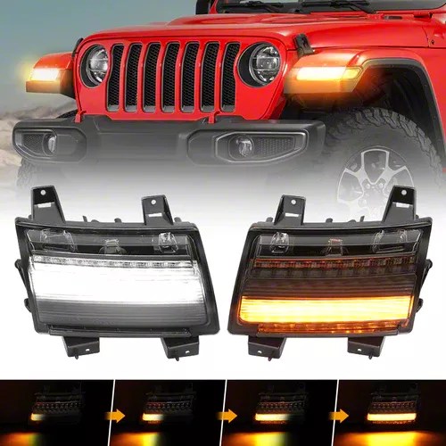 Jeep Gladiator Sequential LED Turn Signal Lights (2024 Jeep Gladiator