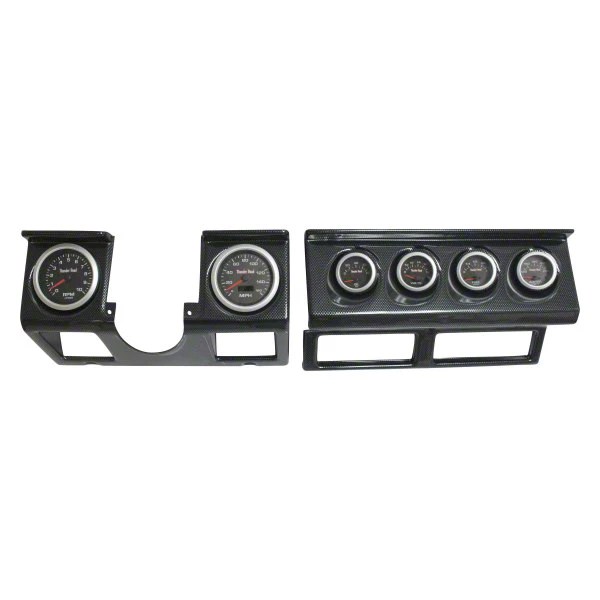 Jeep Wrangler Dash Panel with Concourse Series Black Electric Gauges