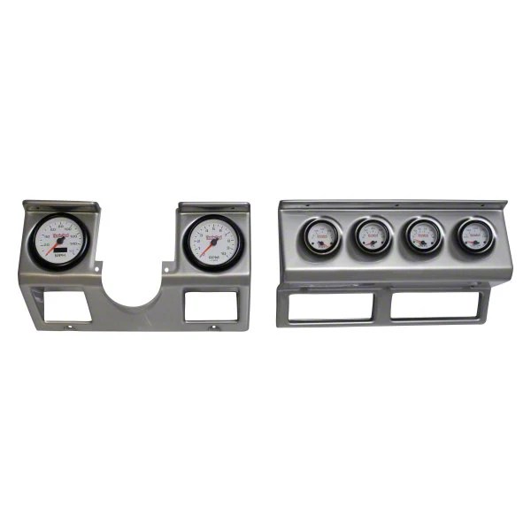Jeep Wrangler Dash Panel with Concourse Series White Electric Gauges