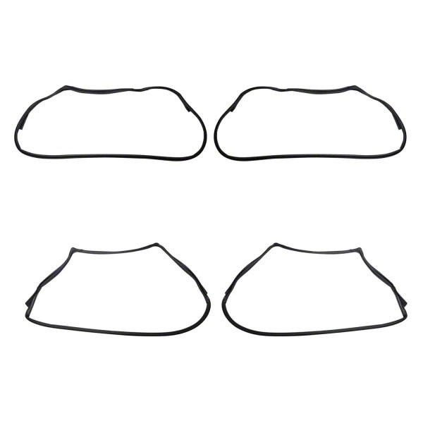 Jeep Wrangler Front and Rear Door Seals (0718 Jeep Wrangler JK 4Door