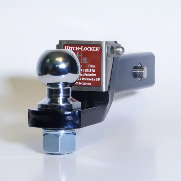 HitchLocker Jeep Gladiator LockJaw 2Inch Receiver Hitch Ball Mount