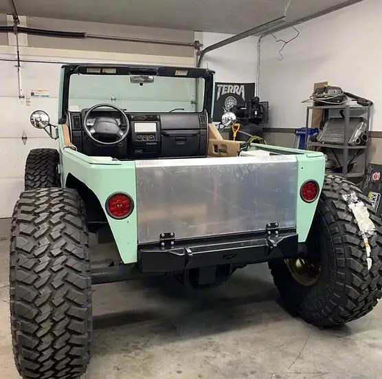 Outta Hand Fabrication Jeep Wrangler DIY Blank Aluminum Tailgate TJLJ