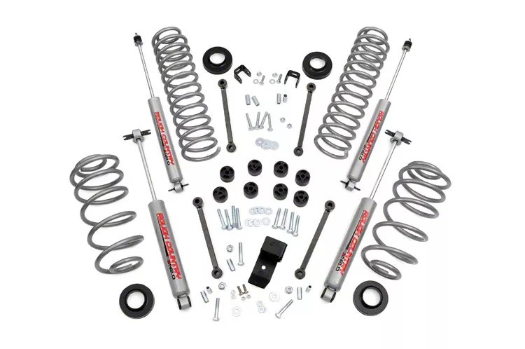 Rough Country Jeep Wrangler 3.25 in. Lift Kit w/ Shocks 644.20 (0306