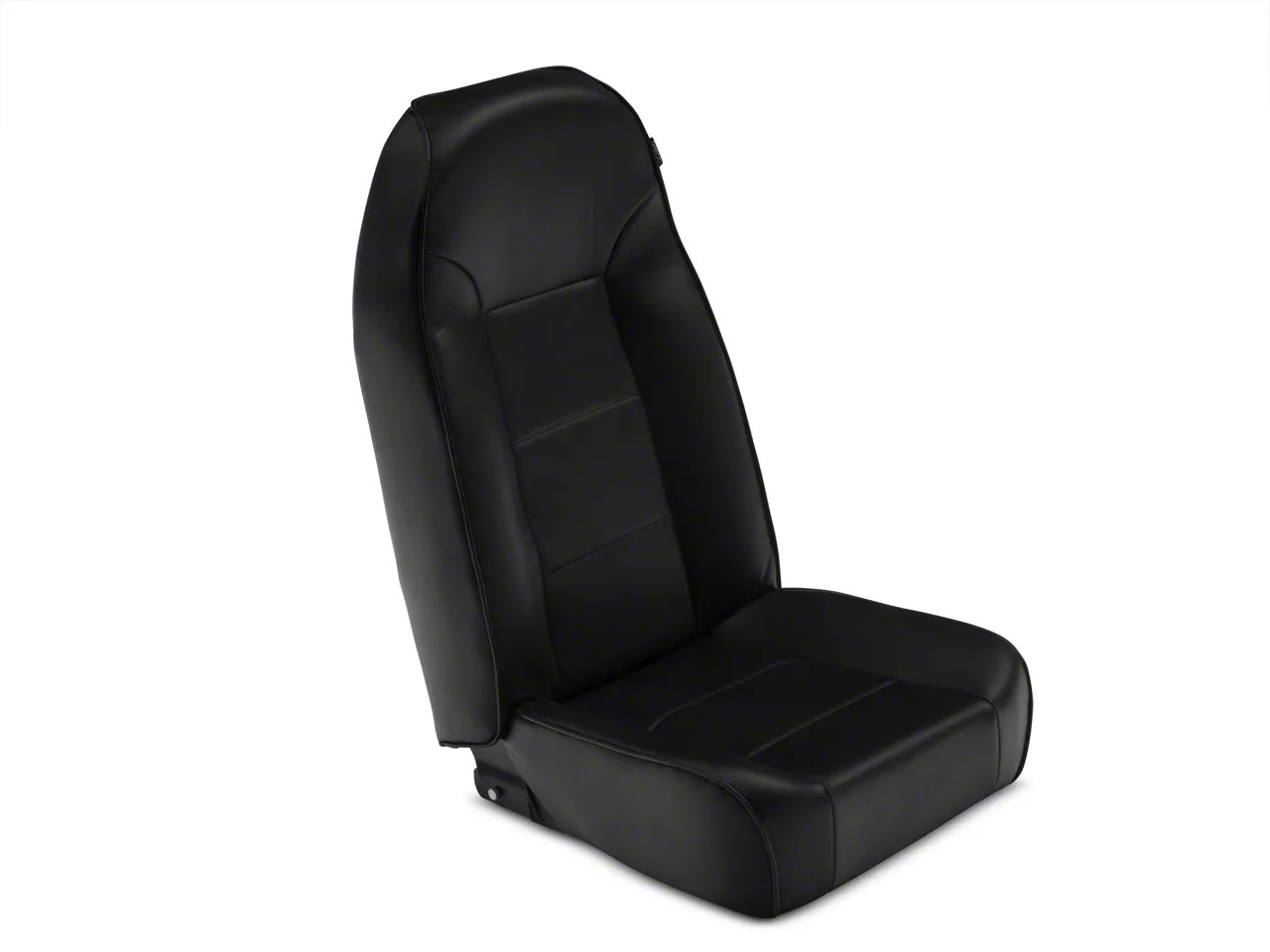 Rugged Ridge Jeep Wrangler Standard Front Bucket Seat Black Vinyl
