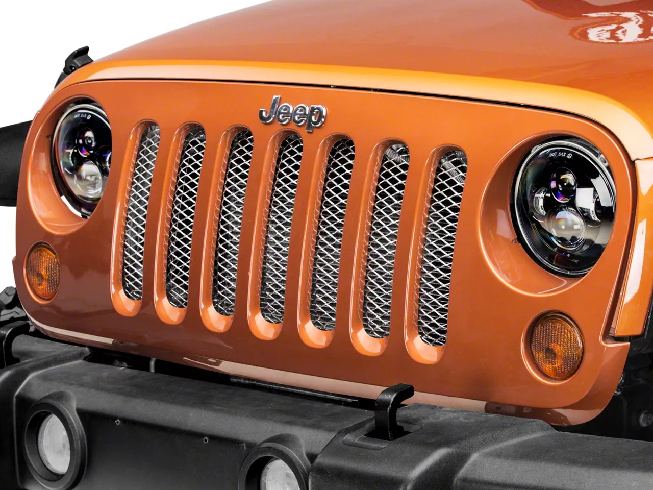 Rugged Ridge Jeep Wrangler Stainless Steel Grille Insert 11401.21 (07