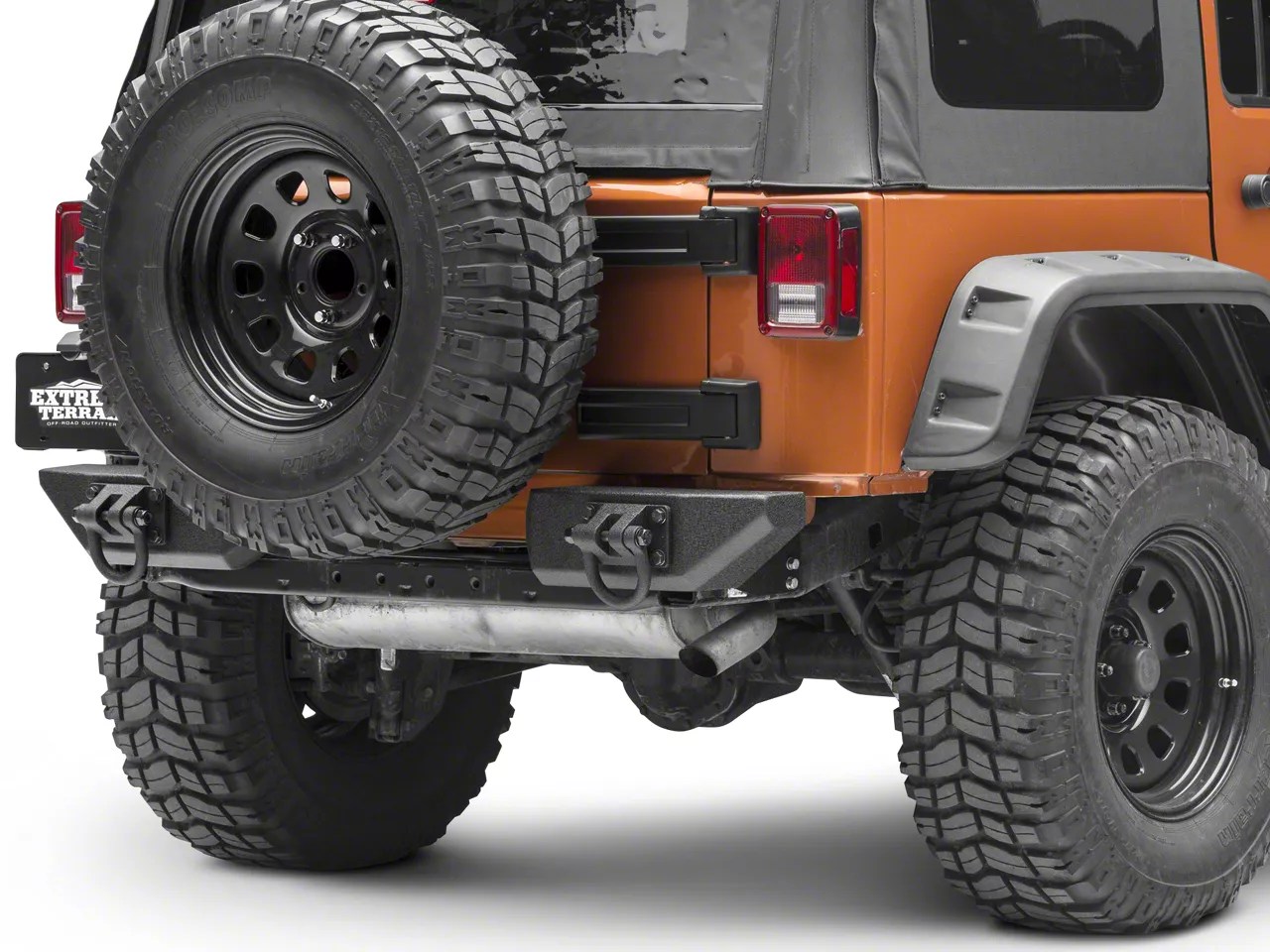 Rugged Ridge Jeep Wrangler Aluminum Rear Bumper Pods 11547.01 (0718