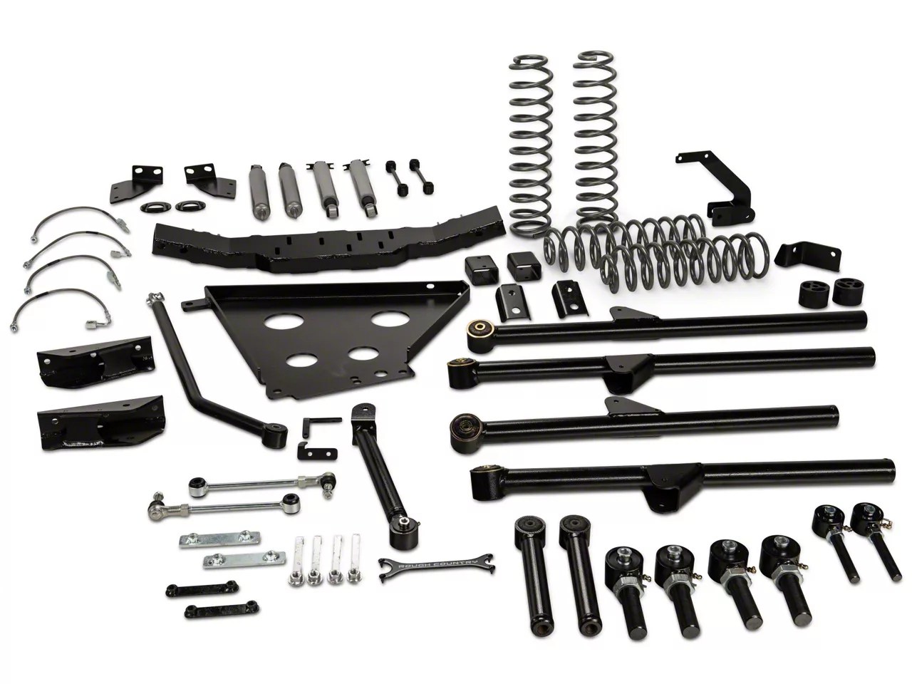 Rough Country Jeep Wrangler 4 in. XSeries Long Arm Suspension Lift Kit
