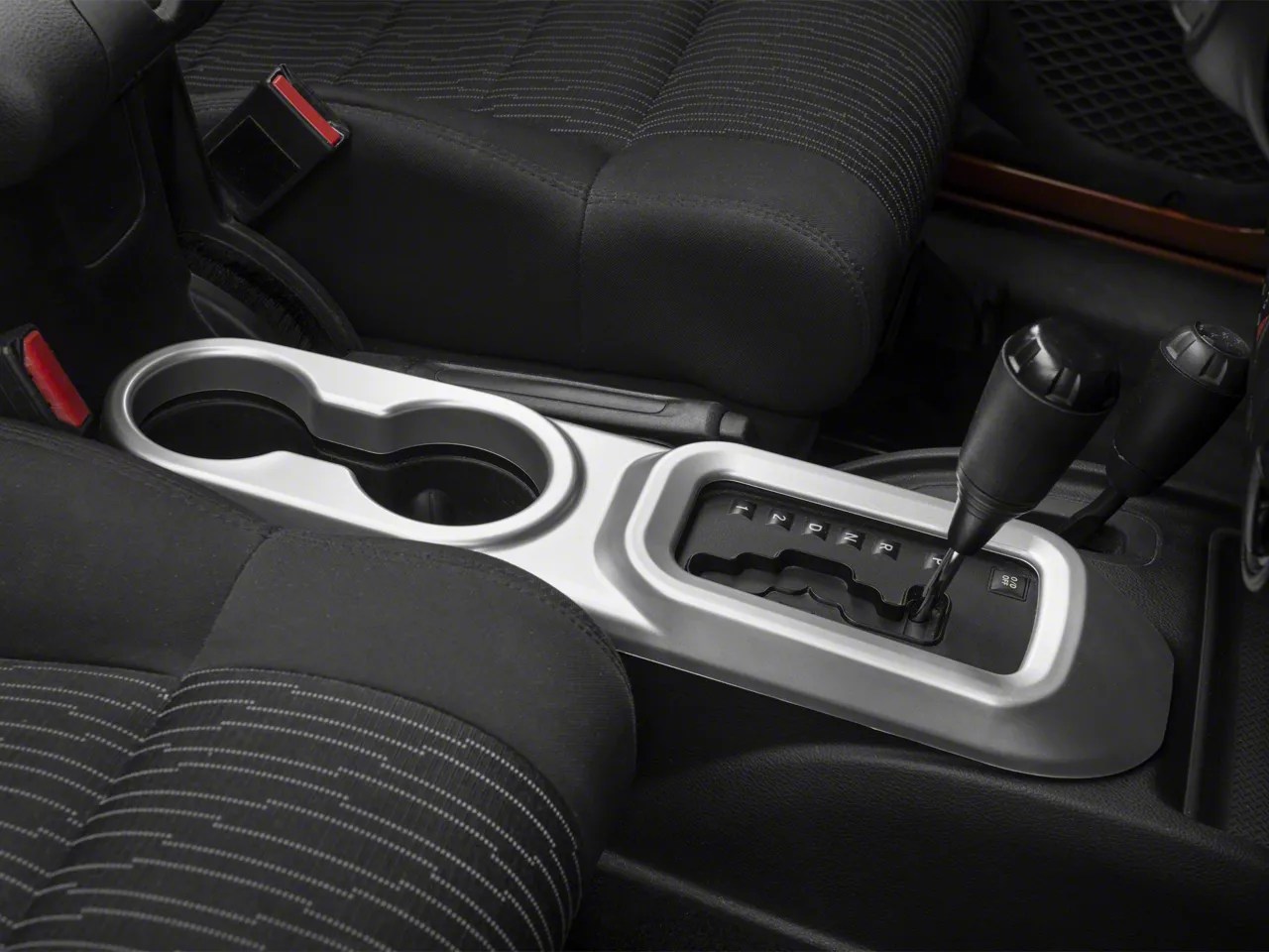 Rugged Ridge Jeep Wrangler Automatic Center Cup Console Accent Trim