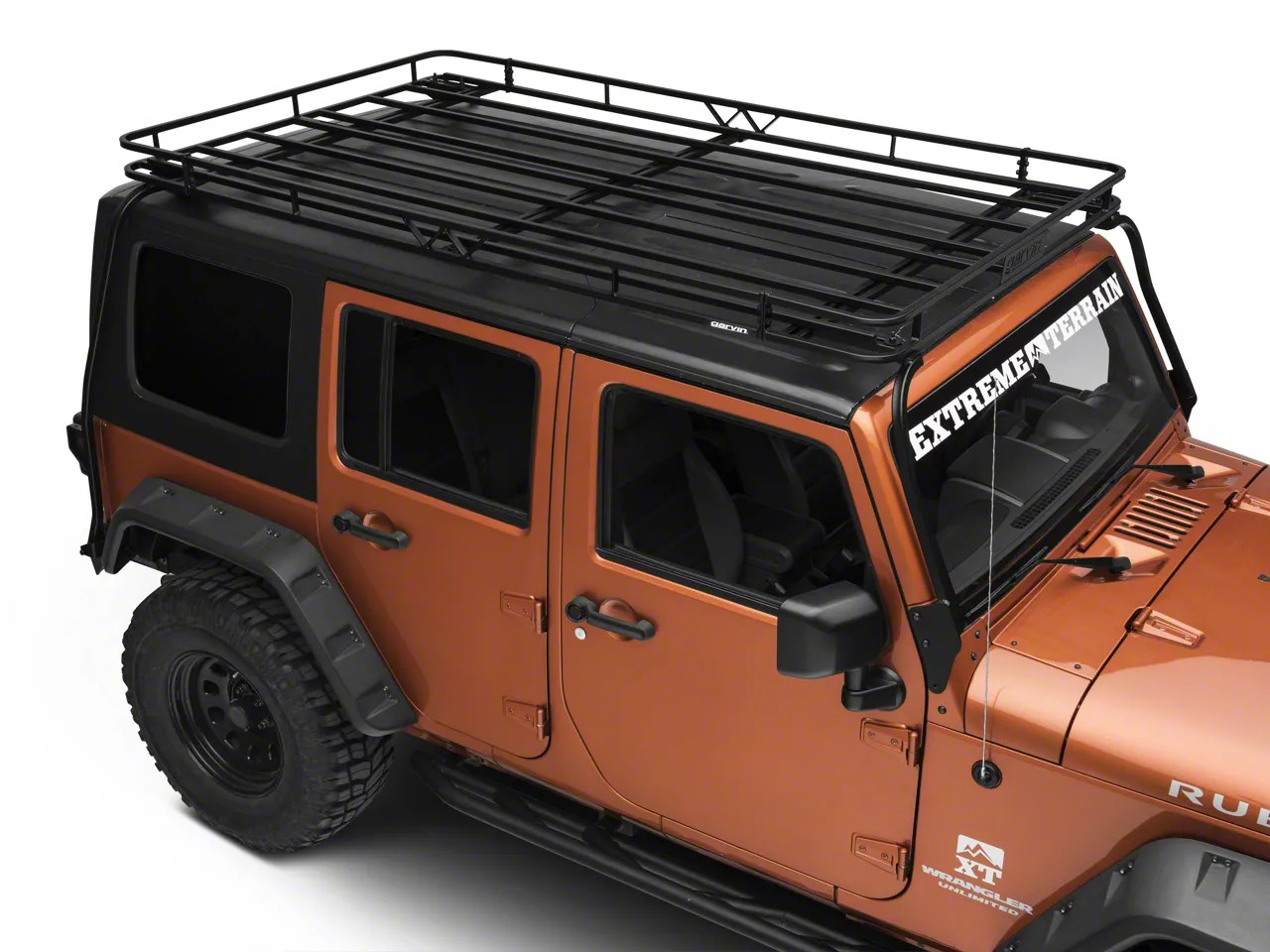 Garvin Jeep Wrangler Expedition Rack w/ Basket 44074 (0718 Jeep