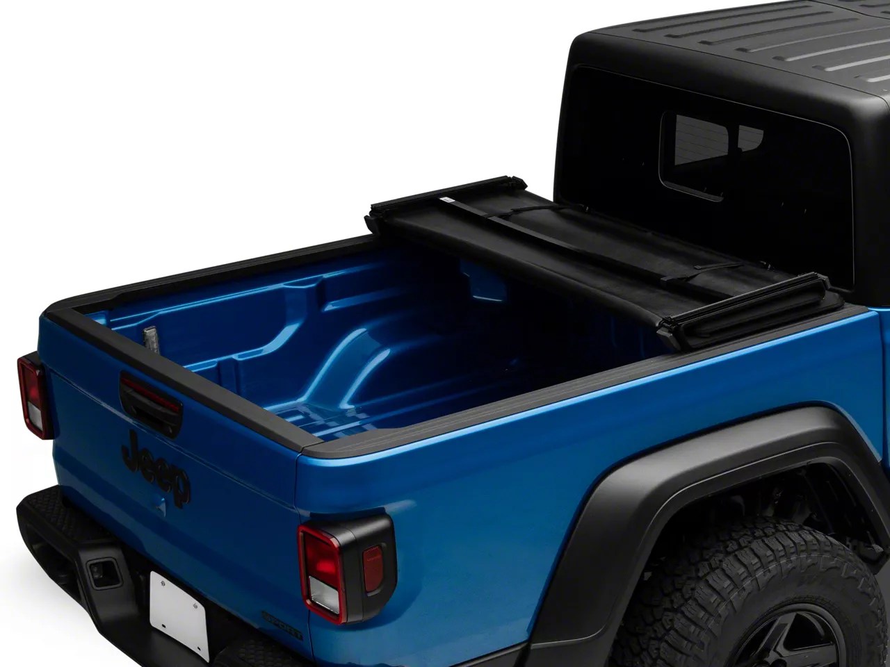 Rugged Ridge Jeep Gladiator Armis Soft Folding Tonneau Cover 13550.21