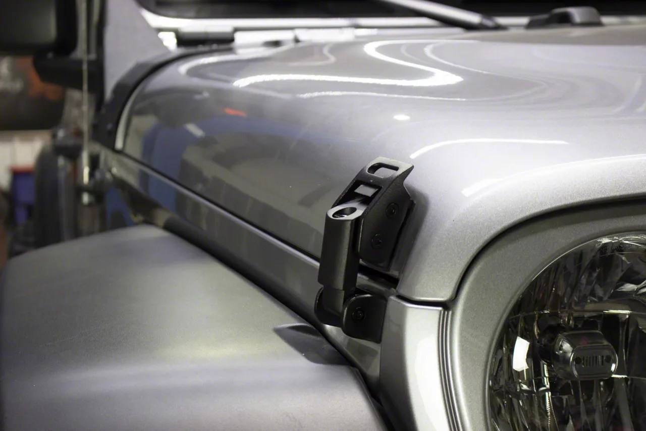 Kentrol Jeep Gladiator Mechanical Hood Catch Kit 80715 (2020 Jeep Gladiator JT)