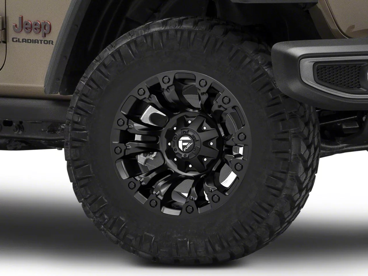 Fuel Wheels Jeep Gladiator Vapor Matte Black Wheel; 18x9 D56018902645