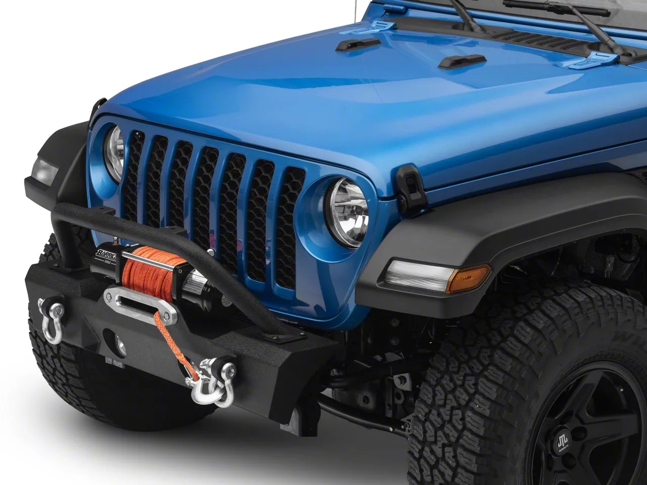 RedRock Jeep Gladiator Attack Stubby Winch Front Bumper JG1302 (2024