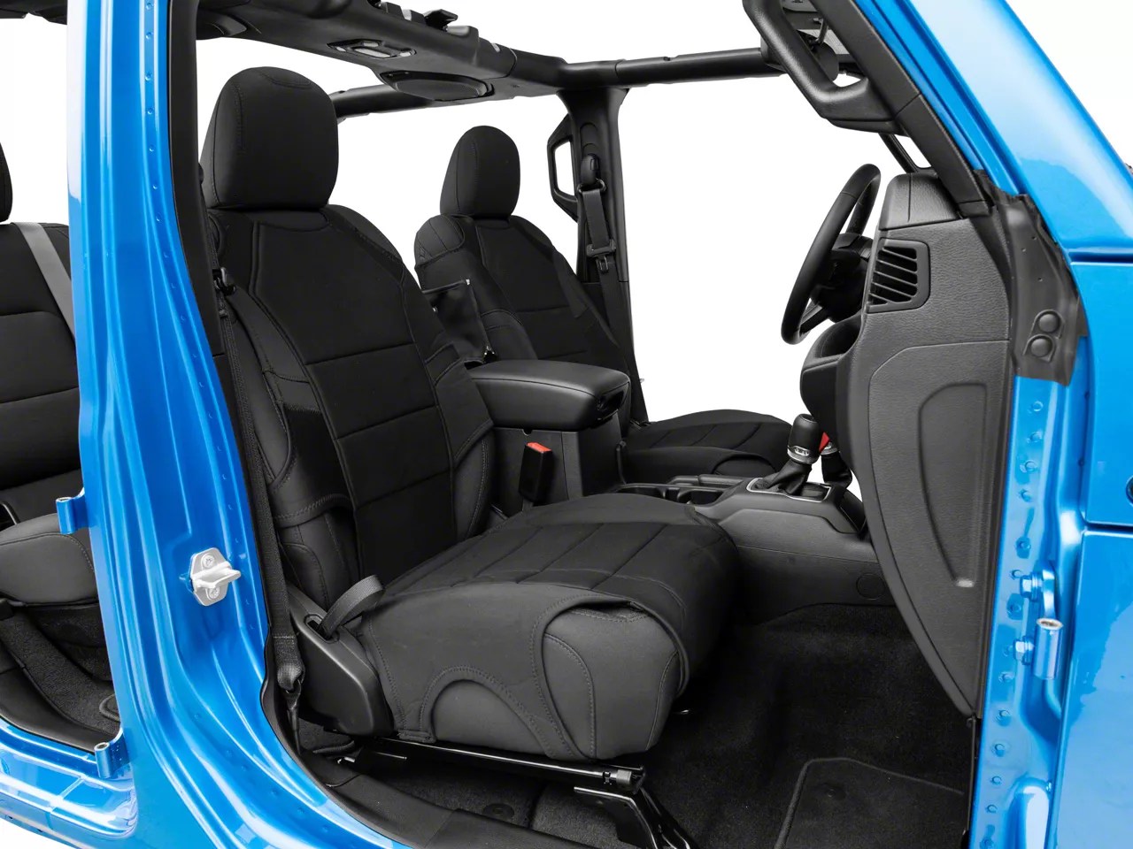 Rugged Ridge Jeep Gladiator Neoprene Front Seat Protectors; Black 13235