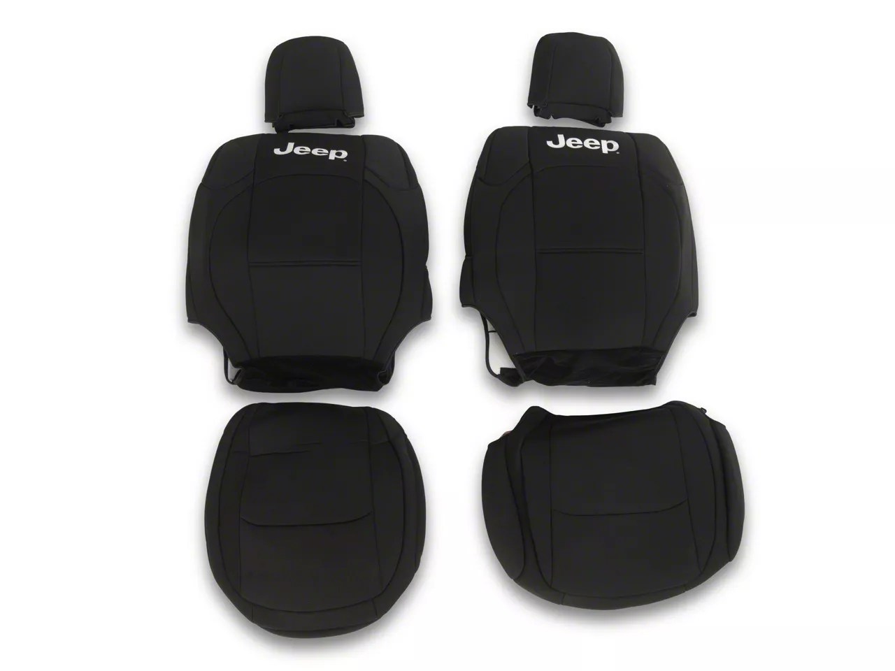 Jeep Licensed by TruShield Jeep Gladiator Neoprene Front and Rear Seat