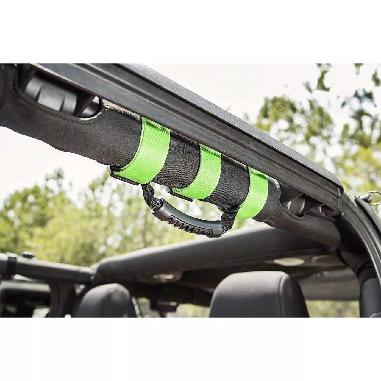 Rugged Ridge Jeep Gladiator Ultimate Grab Bar Handles Green 13505.05