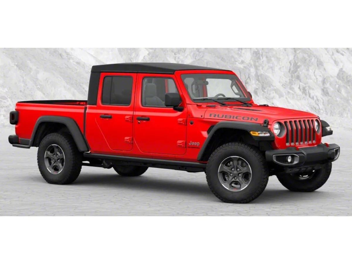 Mopar Jeep Gladiator Soft Top with Clear Windows; Black Sailcloth