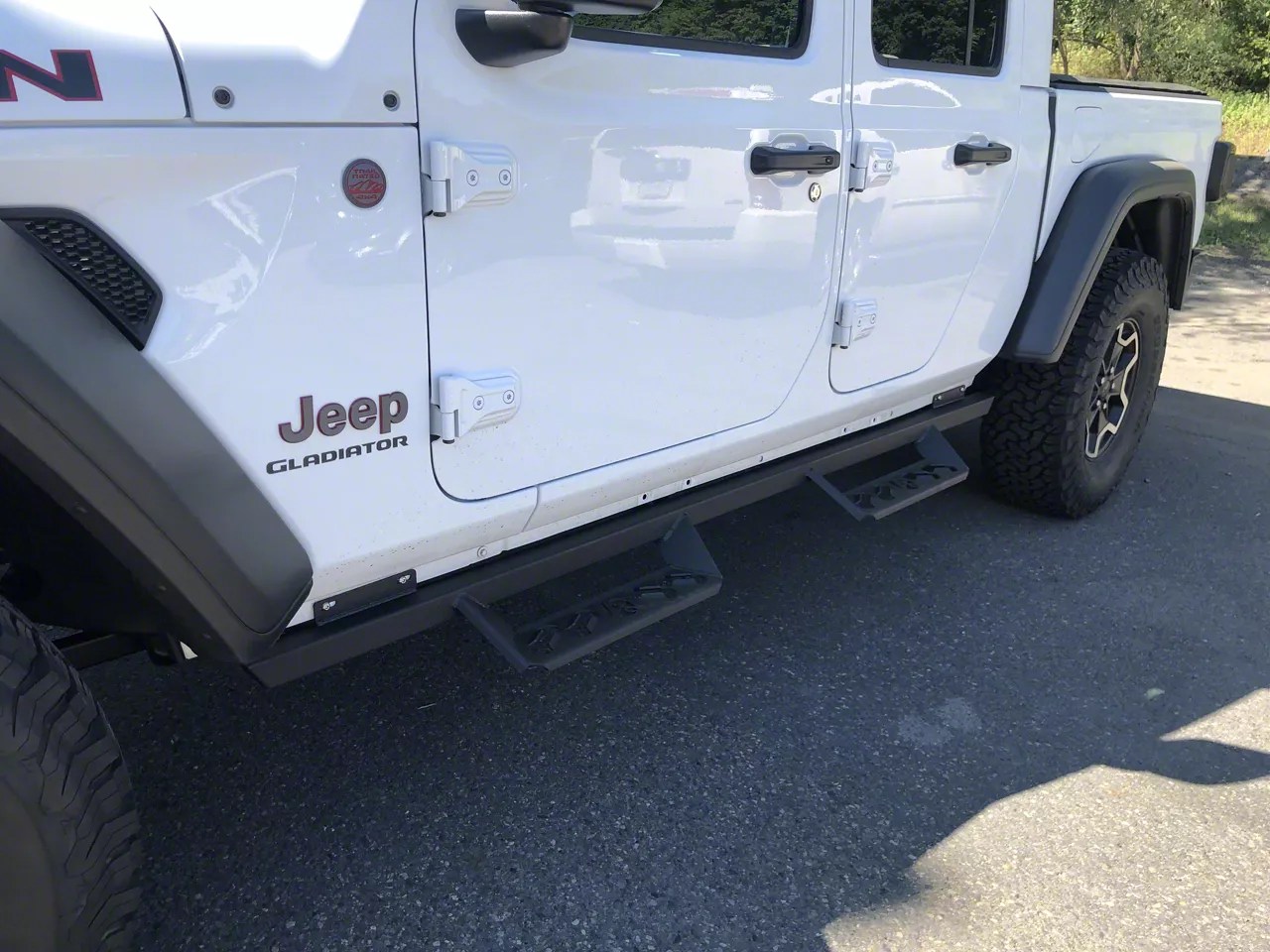 Affordable Offroad Jeep Gladiator Side Step Bars; Black 2001803 (2024