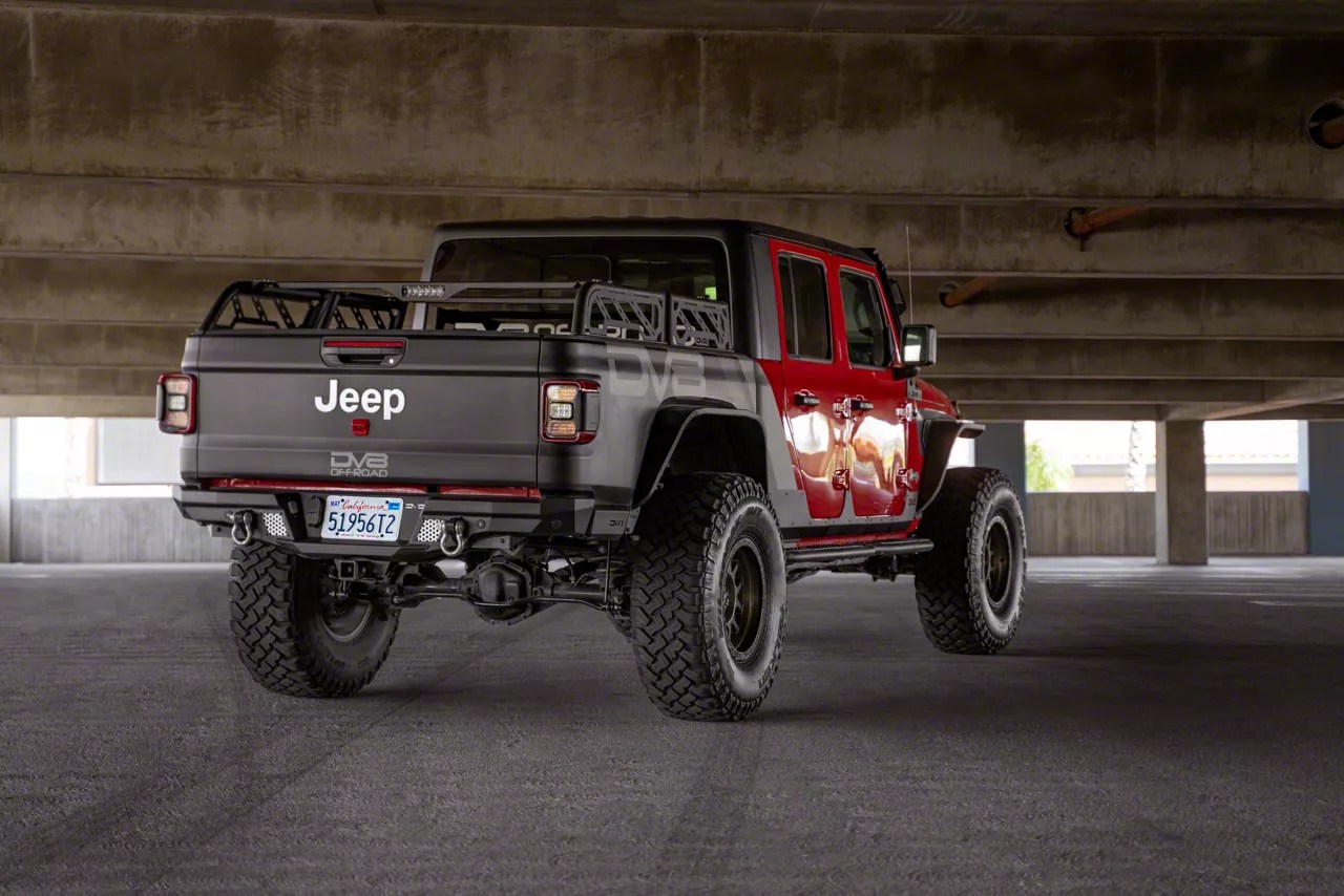 DV8 Offroad Jeep Gladiator Rear Bumper RBGL01 (2020 Jeep Gladiator JT)