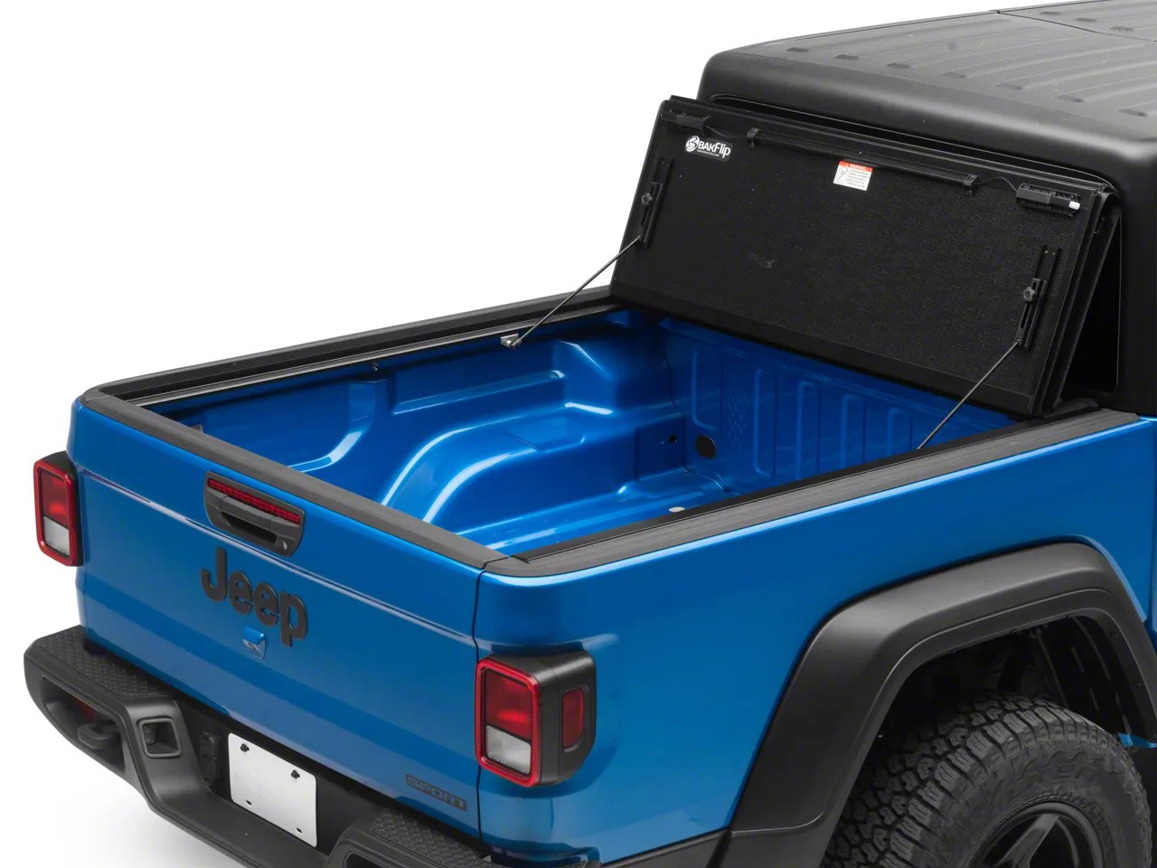 BAK Industries Jeep Gladiator BAKFlip FiberMax TriFold Tonneau Cover