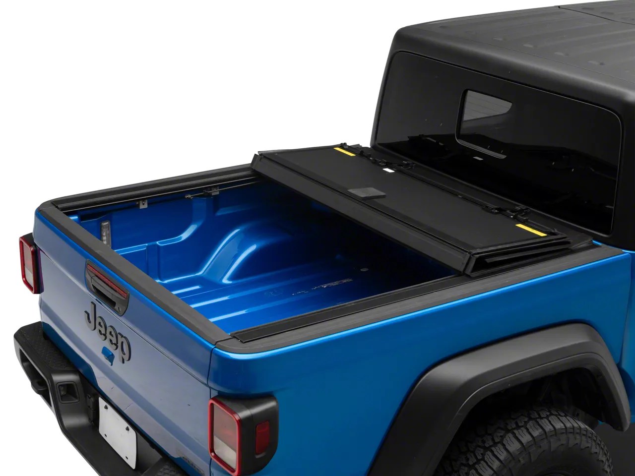 Rough Country Jeep Gladiator Hard TriFold FlipUp Tonneau Cover