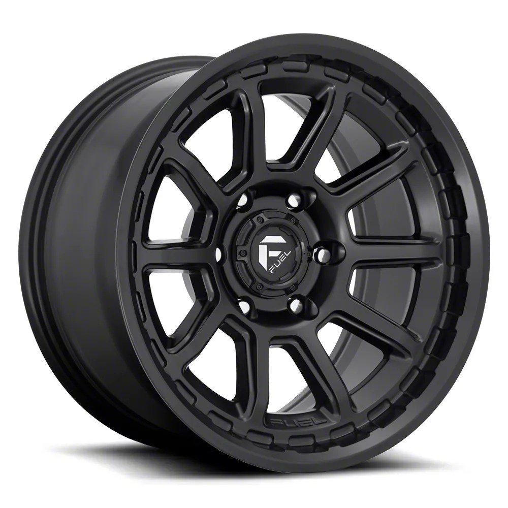 Fuel Wheels Jeep Gladiator Torque Matte Black Wheel; 17X9 D68917907550 (20-22 Jeep Gladiator Jt) - Free Shipping