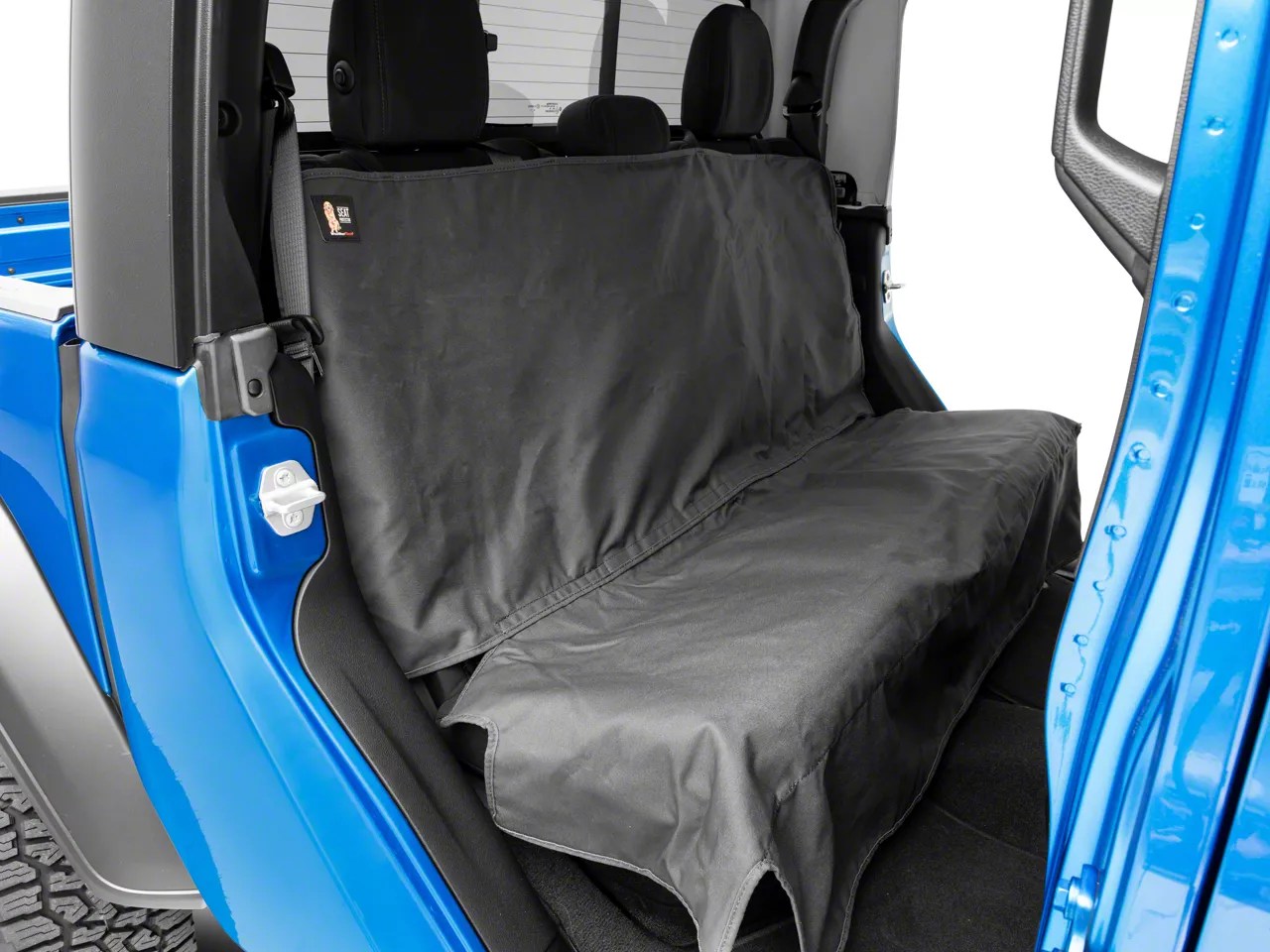 Weathertech Jeep Gladiator Second Row Seat Protector; Charcoal DE2011CH