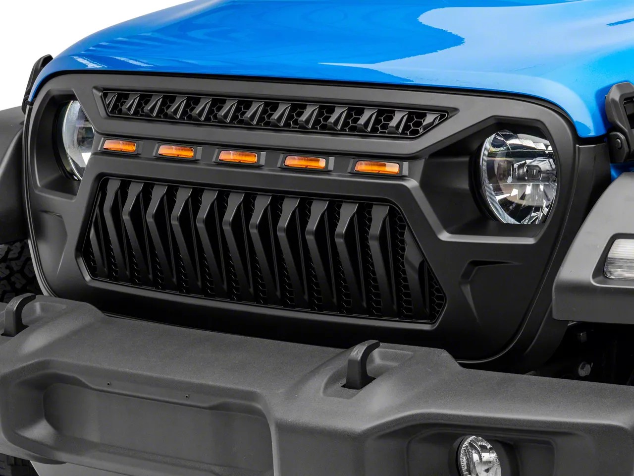 Jeep Gladiator Gladiator Series Grille with Amber LED Running Lights