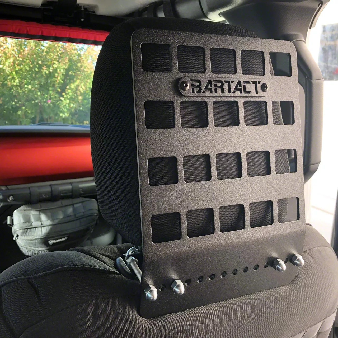 Bartact Jeep Gladiator Seat Divider Panel; Black 2018JLTPB (2024 Jeep