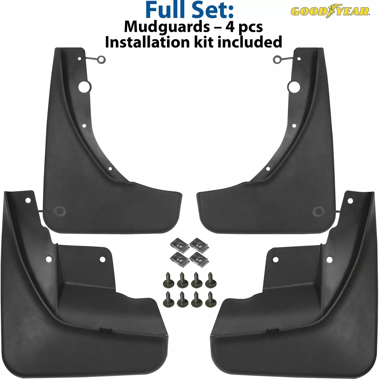 Goodyear Car Accessories Jeep Grand Cherokee Mud Flaps; Front and Rear GY004719v (1121 Jeep